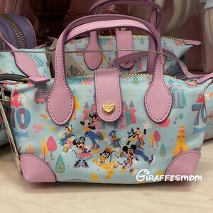 Disneyland 70th Anniversary Mini Pouchette Bag by Stoney Clover Lane NEW